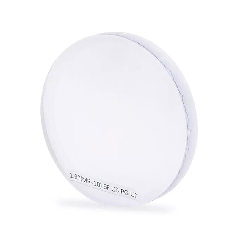 Lente fotocromática de visão única semiacabada 1.67