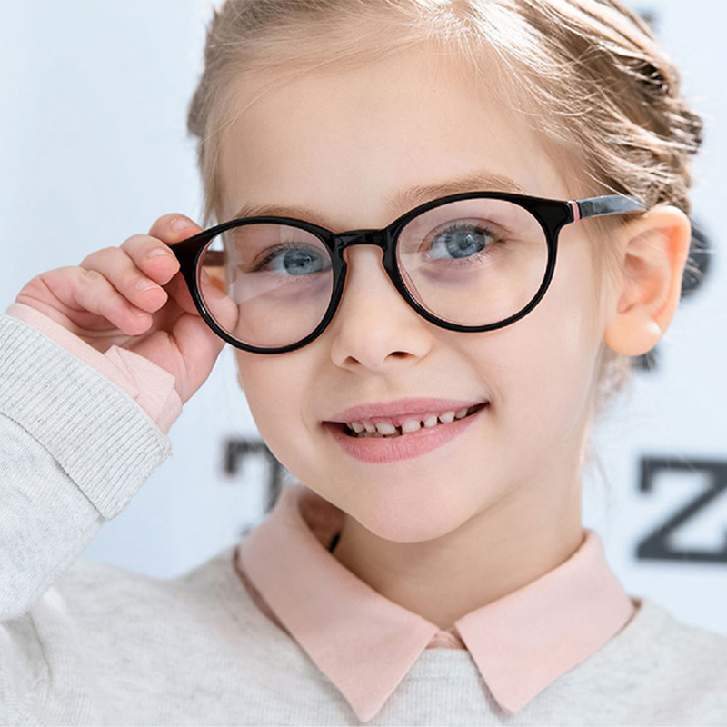 Lente circular octogonal de controle de miopia