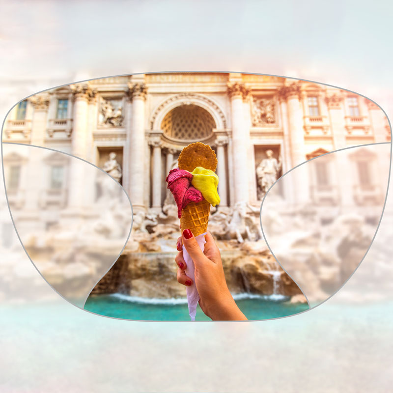 Lente progressiva multifuncional